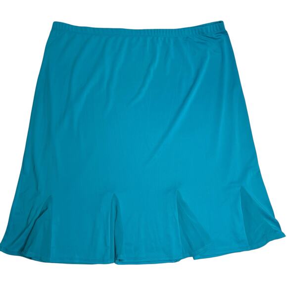 Susan Graver Dresses & Skirts - Susan Graver Premier Women’s XL Turquoise Skirt, A289441, Flowy Fit